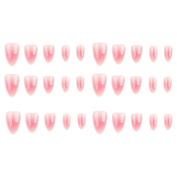 Eleganter Gel-Finish Press-On-Nagel-Set Karnz