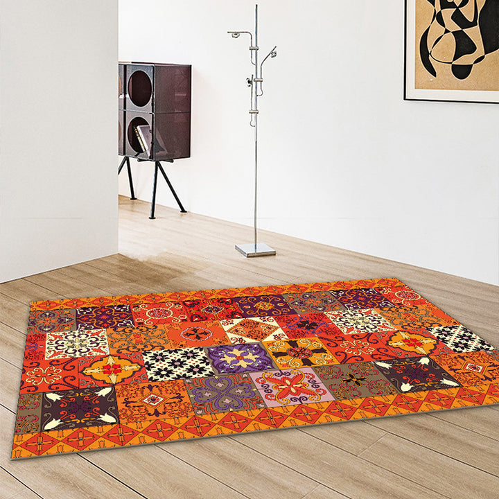 Bohemian Patchwork Teppich