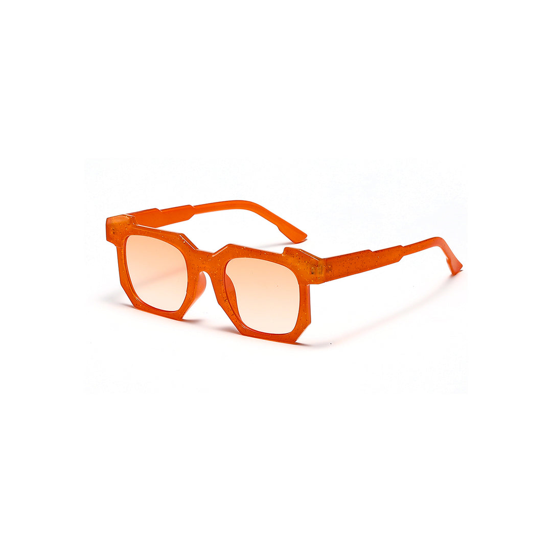 Damen modische transparente Sonnenbrille mit stilvollen Verlaufsgläsern Karnz