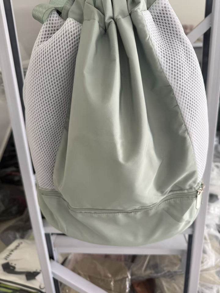 Leichter Mesh Zugbeutel Rucksack Karnz