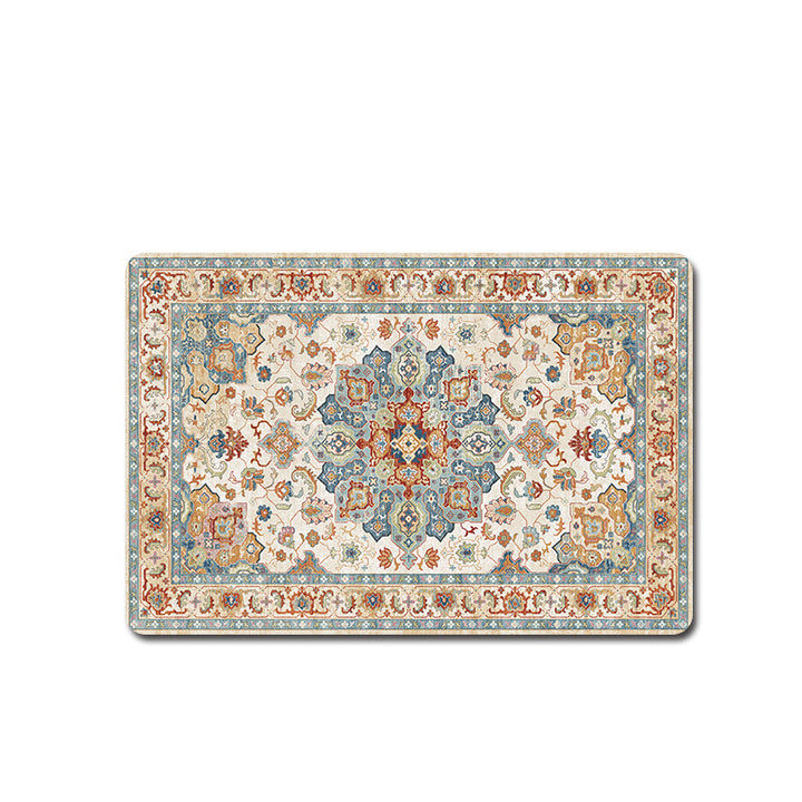 Elegante Blumenmuster-Badematte Karnz