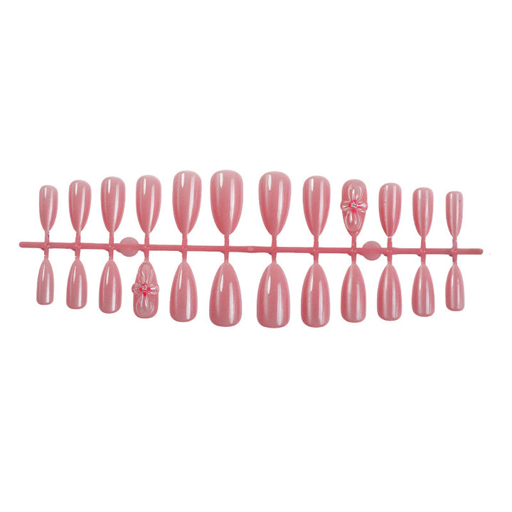 Premium Floral Decorative Press-On Nail Set Karnz