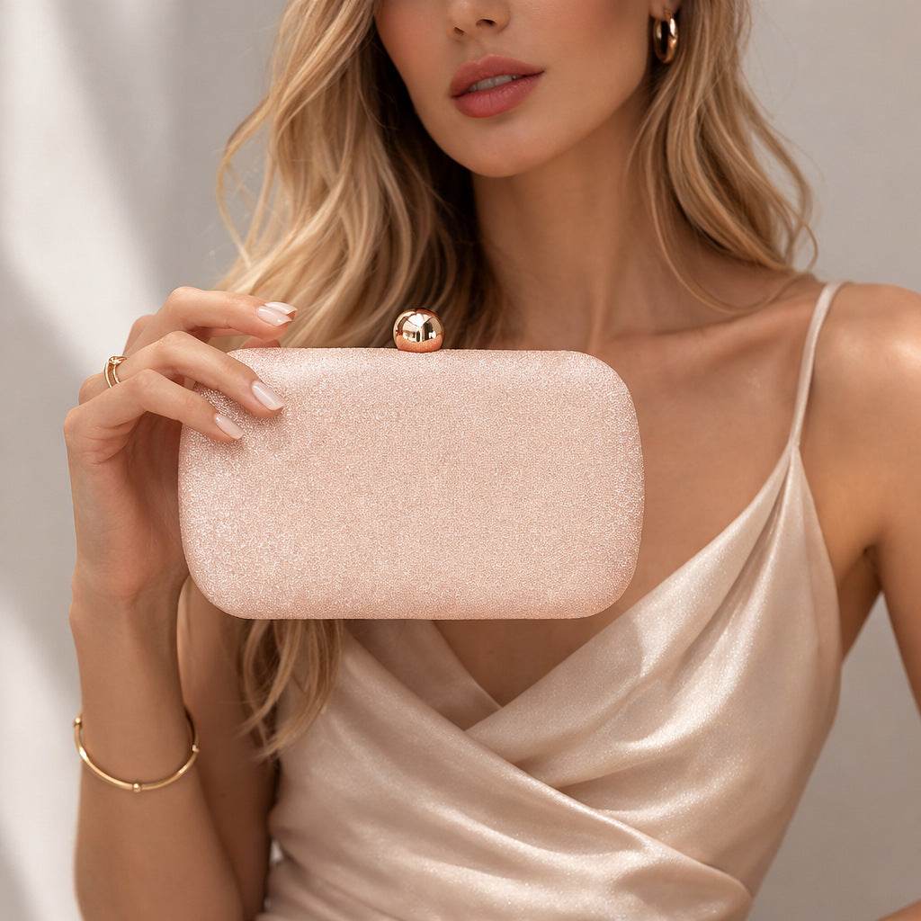 Strukturiertes Strick Abend-Clutch