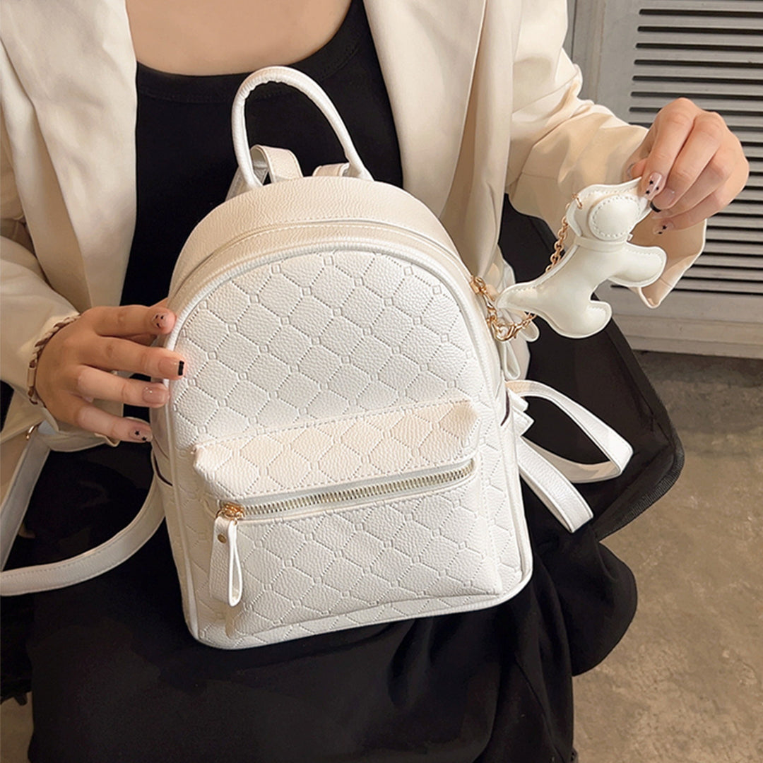Stylische Strukturierte Mini-Rucksack Karnz
