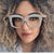 Damen Designer-Brille im modernen quadratischen Stil Karnz