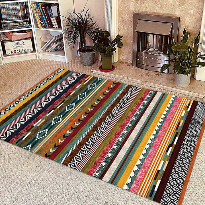 Vintage geometrisches Muster Teppich