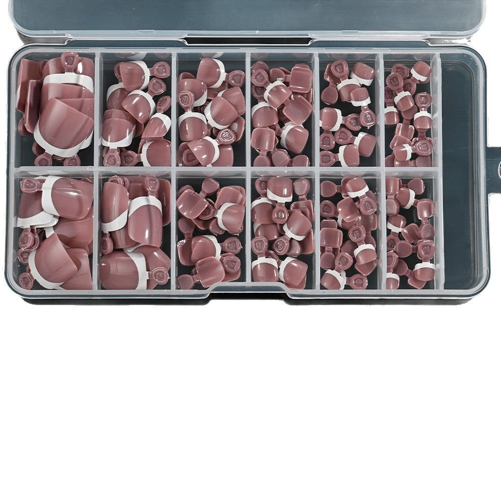 Französische Tip Press-On Nagelset