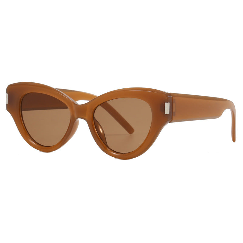 Damen Cat-Eye Sonnenbrille mit modernem, auffälligem Design Karnz