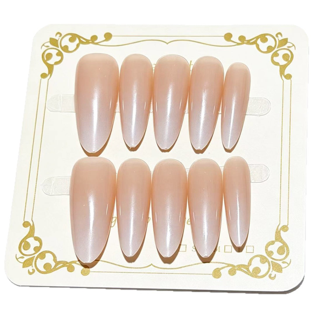Glänzende Ombre Press-On Nagelspitzen Karnz