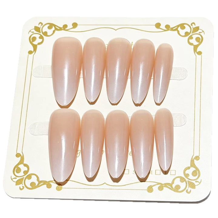 Glänzende Ombre Press-On Nagelspitzen Karnz