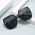 Damen quadratische Sonnenbrille mit hochwertigem Gestell und UV-Schutz Karnz