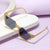 Damen moderne und stilvolle asymmetrische Sonnenbrille Karnz
