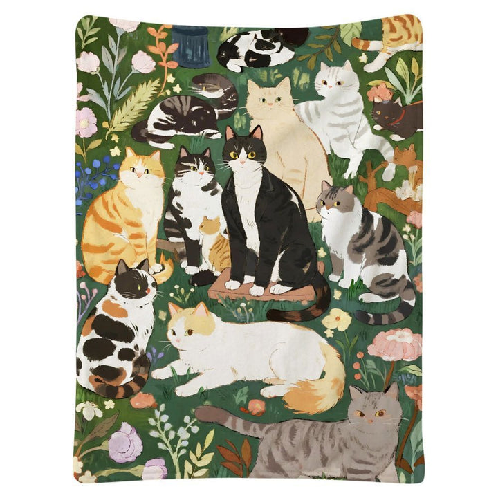 Kat-Themen Kuschelfleecewurfdecke