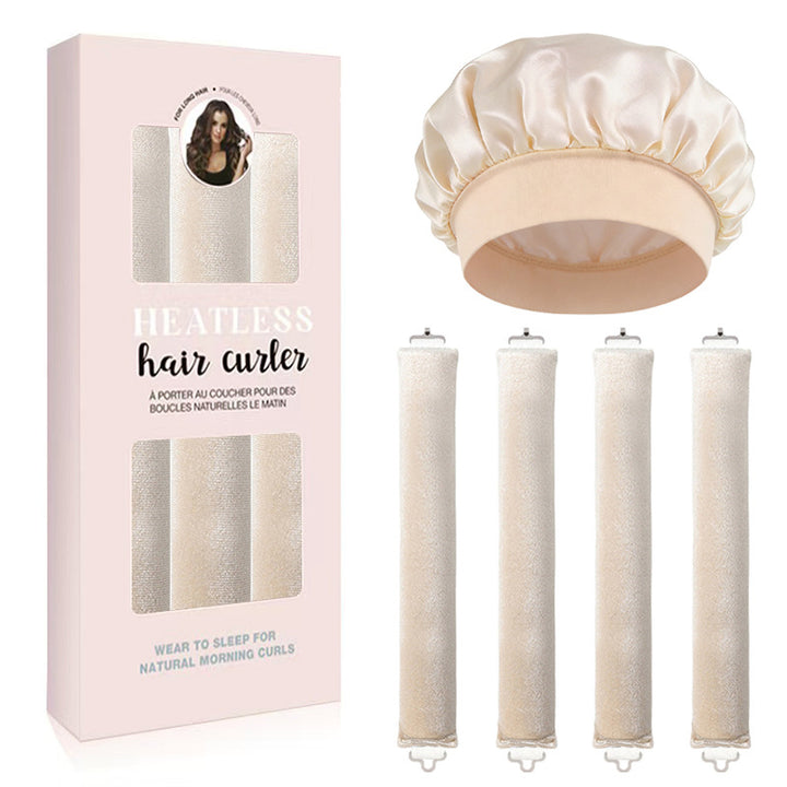 Satin Schlafmütze und Haarknäuel