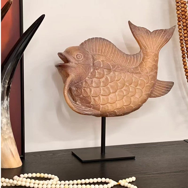 Dekorative Fischskulptur