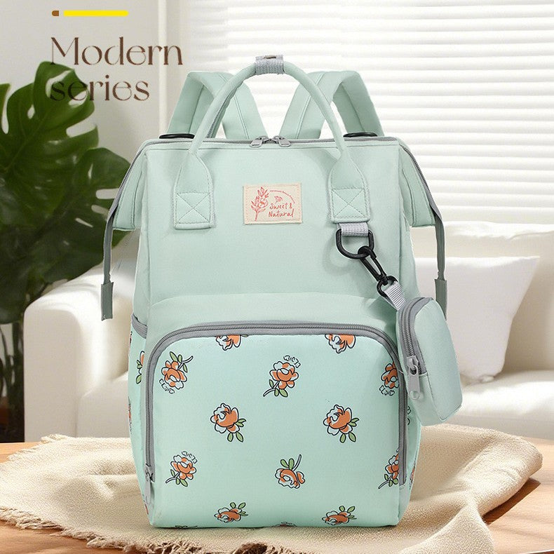 Stilvoller Rucksack mit floralem Muster Karnz