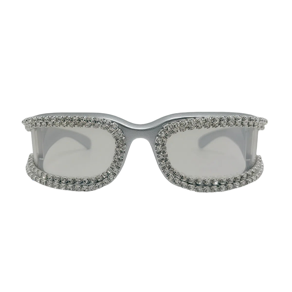 Damen modische und glamouröse Oversized-Sonnenbrille Karnz