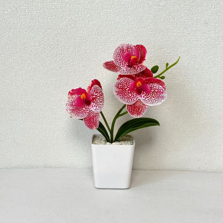 Elegantly Crafted Artificial Orchid Arrangement