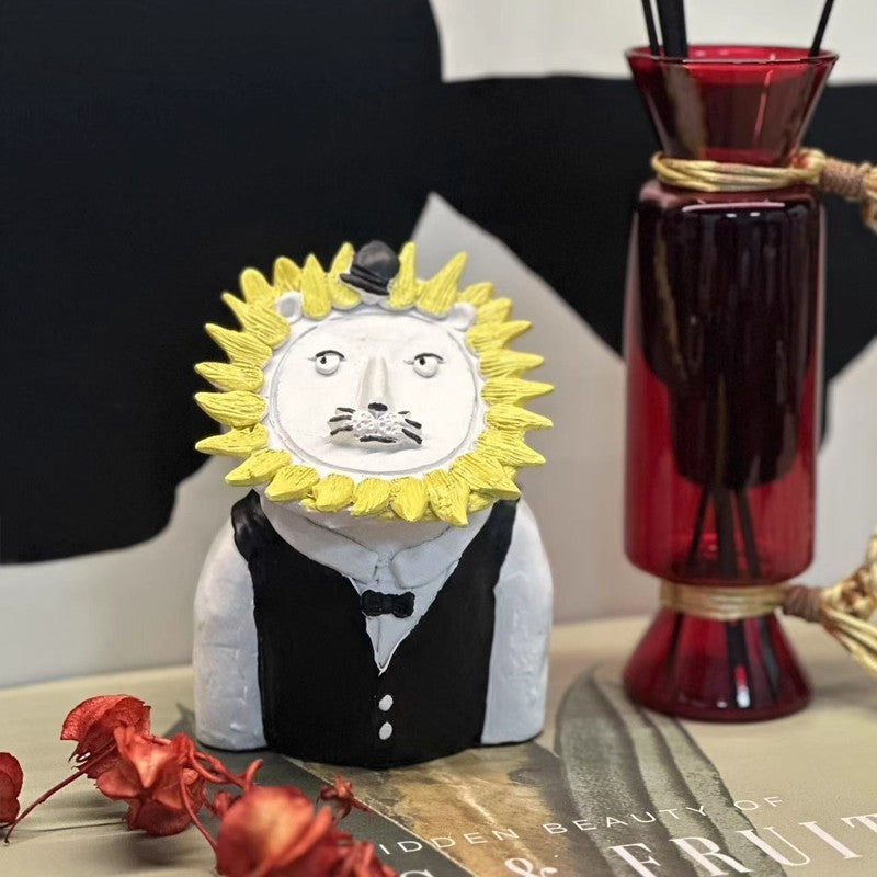 Dekorative Löwenfigur
