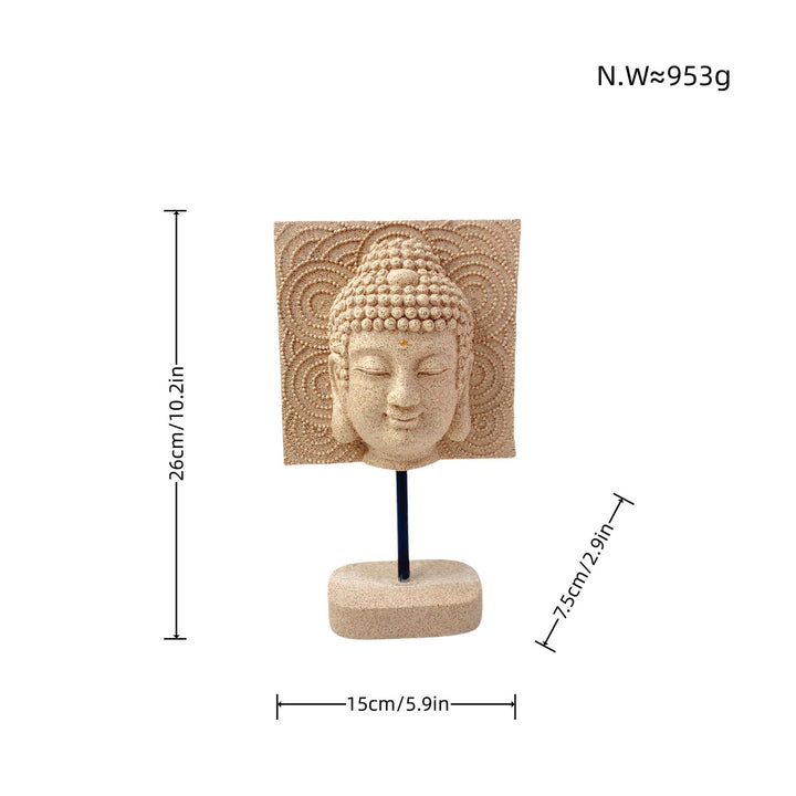 Dekorative Buddha Statue Karnz