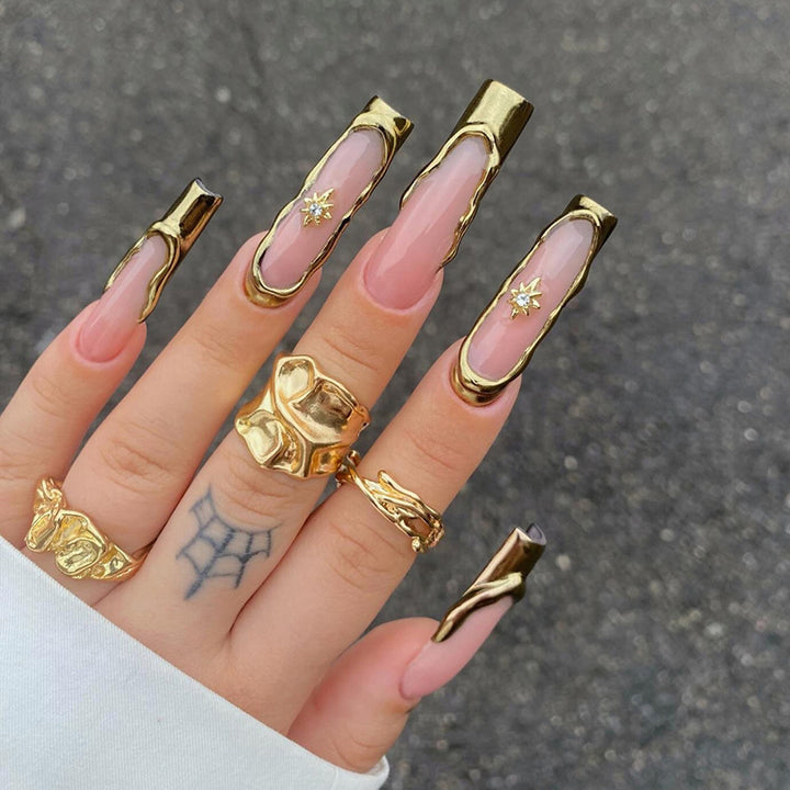 Glamouröses Nageldesign Extensions Karnz