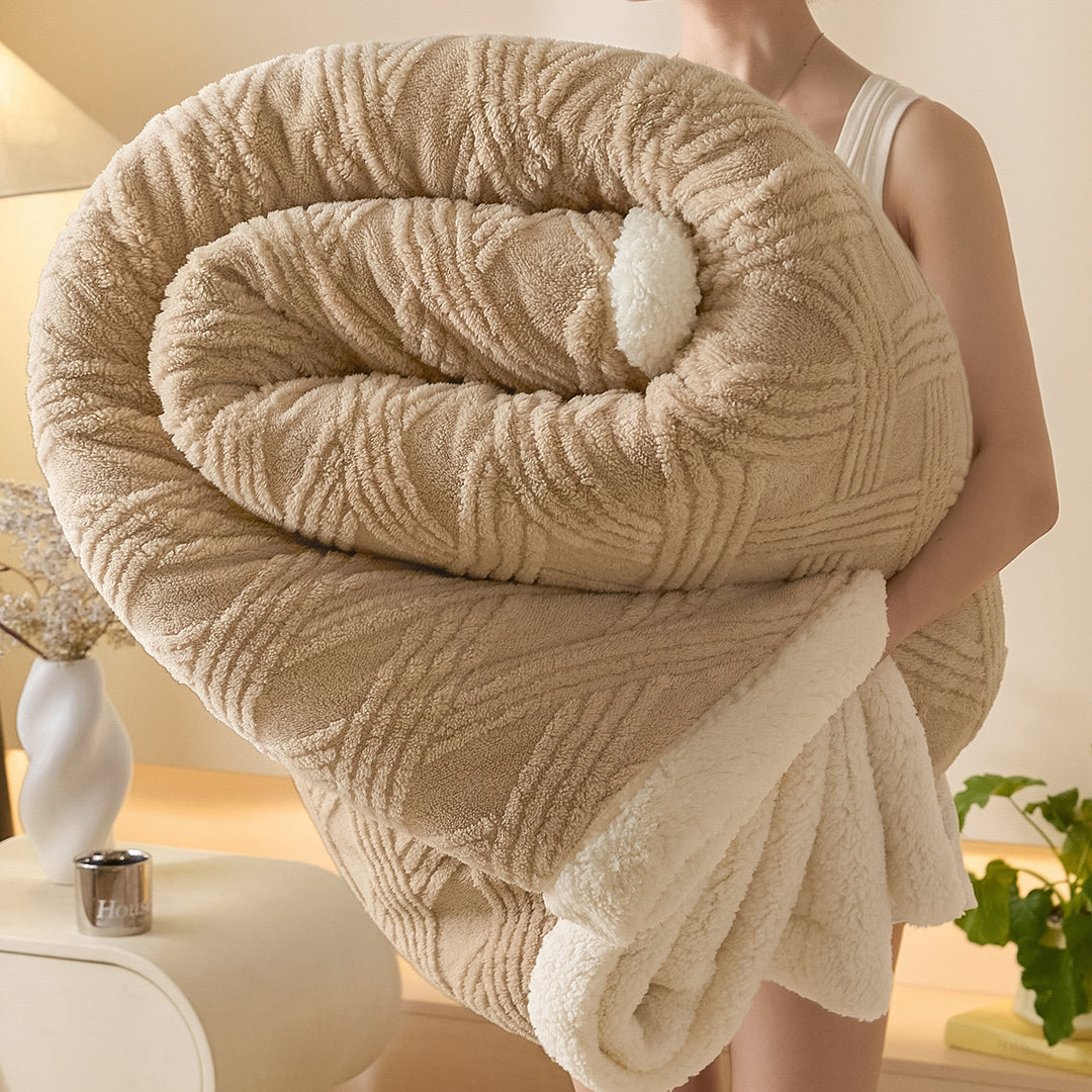 Gemütliche Flauschige Tagesdecke