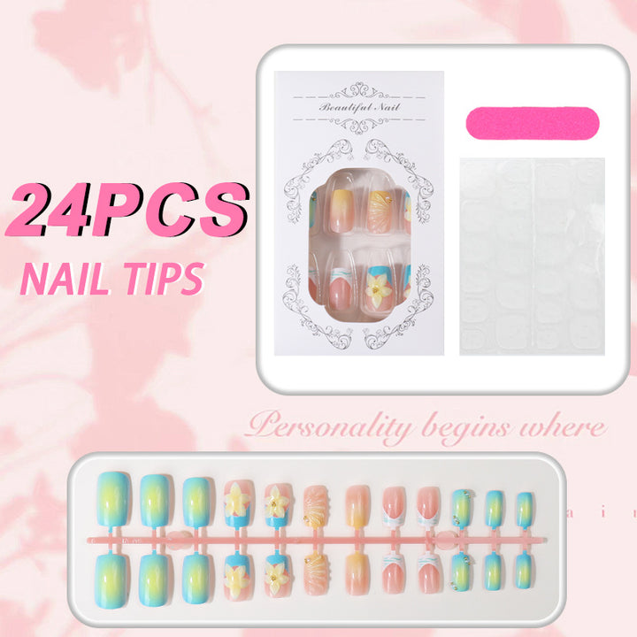 Künstlerische Press-On-Nagelspitzen Karnz