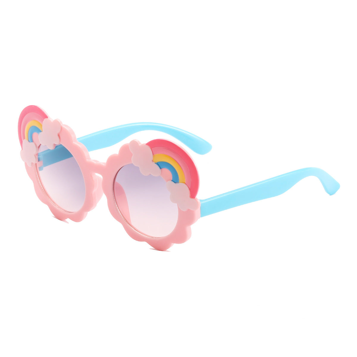 Damen designorientierte Sonnenbrille mit blütenförmigem Rahmen Karnz