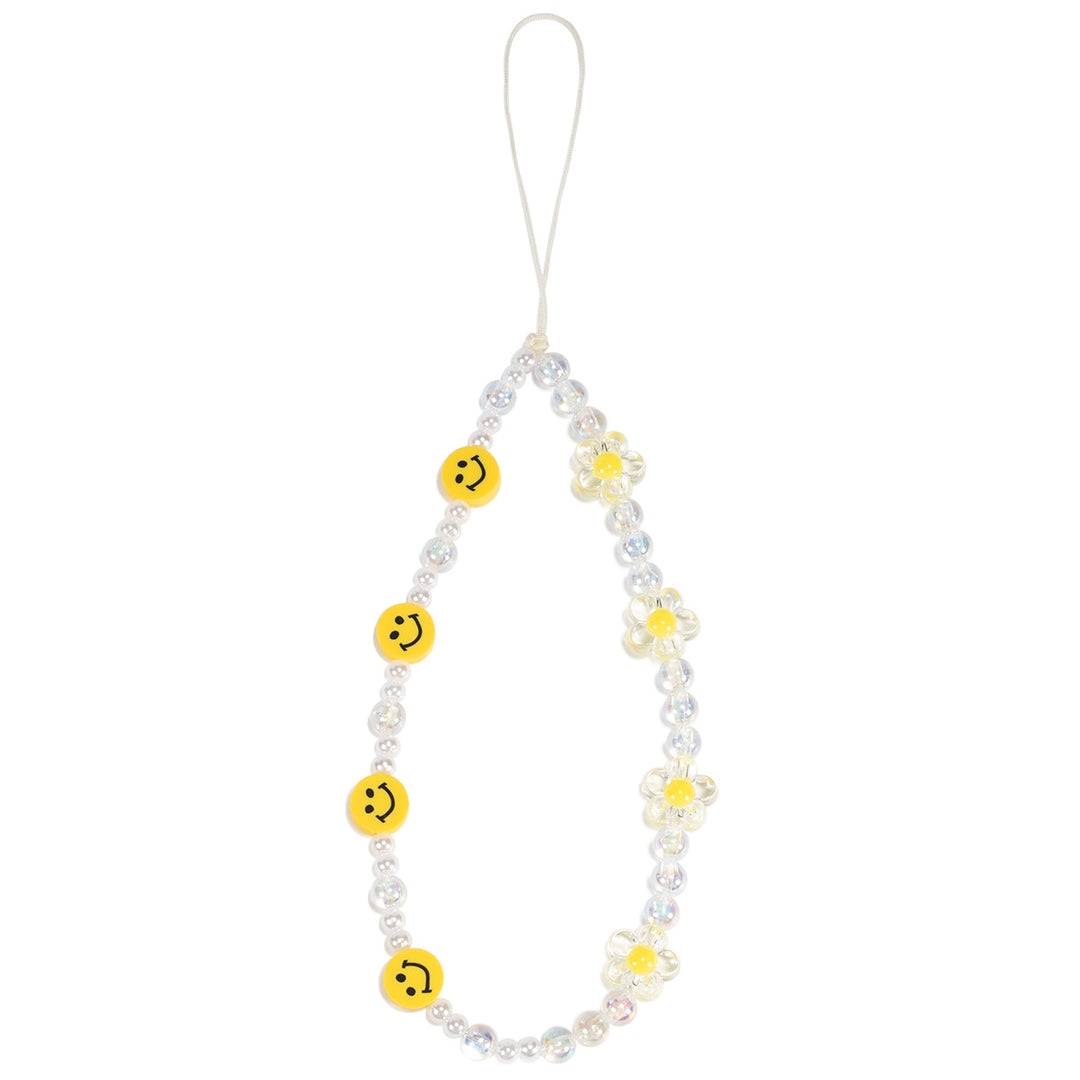 Perlen Smiley Gesicht Brillekette Karnz