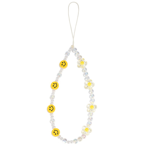 Perlen Smiley Gesicht Brillekette Karnz