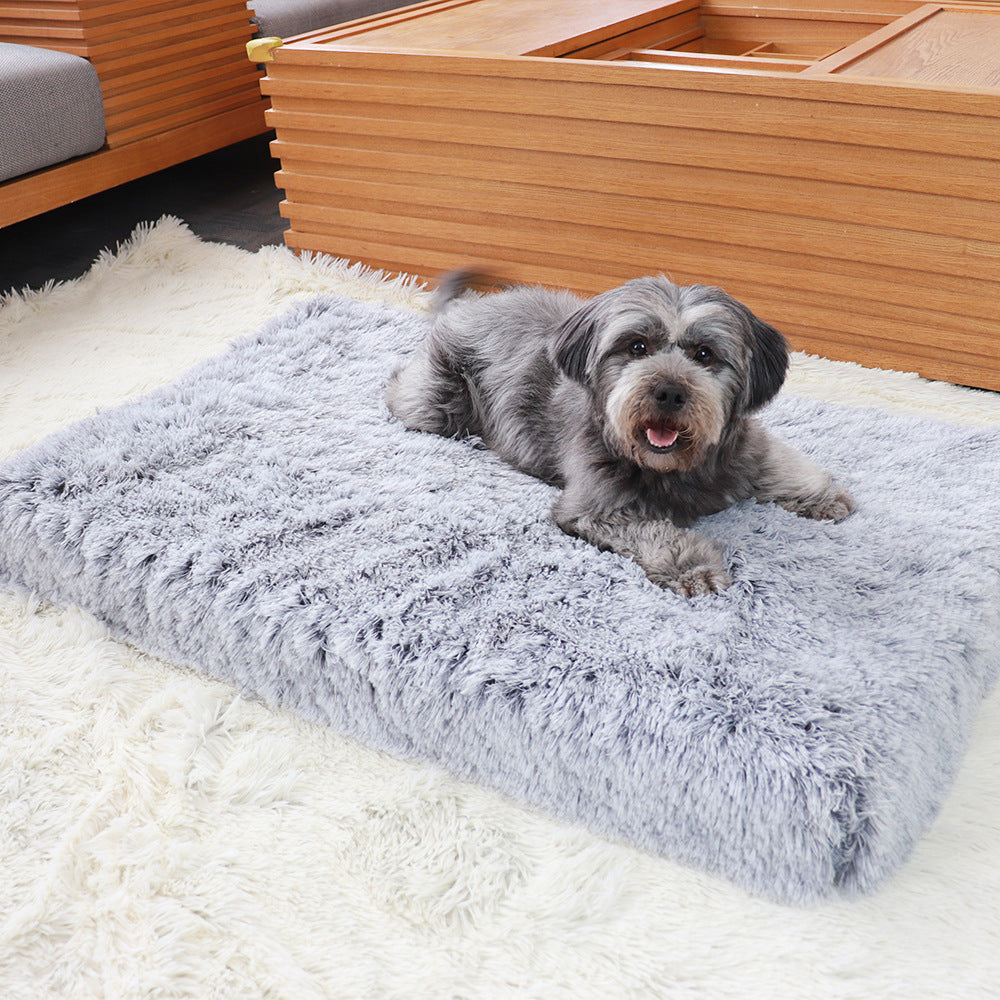 Plüsch-Speicher-Schaum-Matte-Hundebett