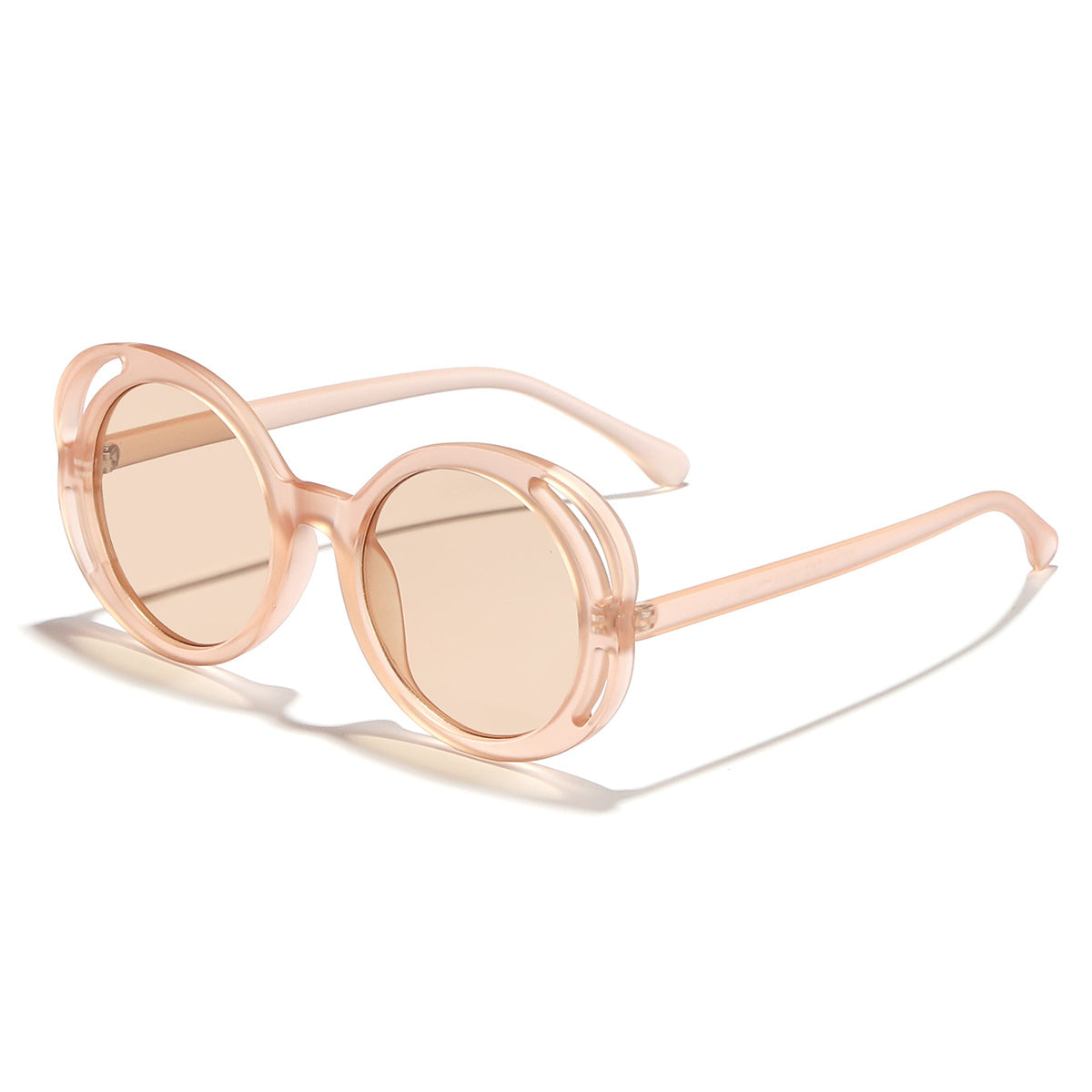 Damen modische Sonnenbrille mit komfortablem, runden Design Karnz