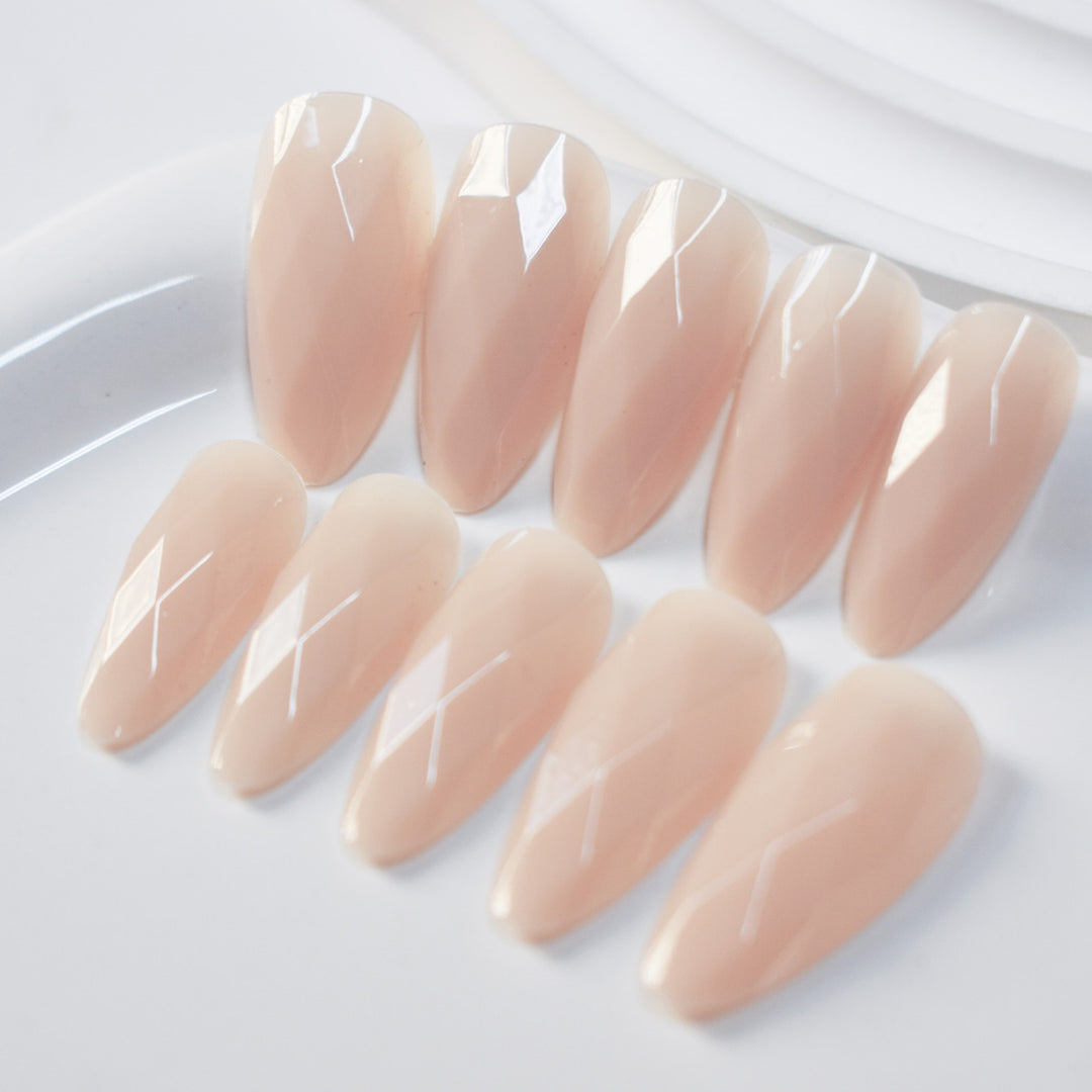 Diamantförmige Glänzende Nail Extensions Karnz