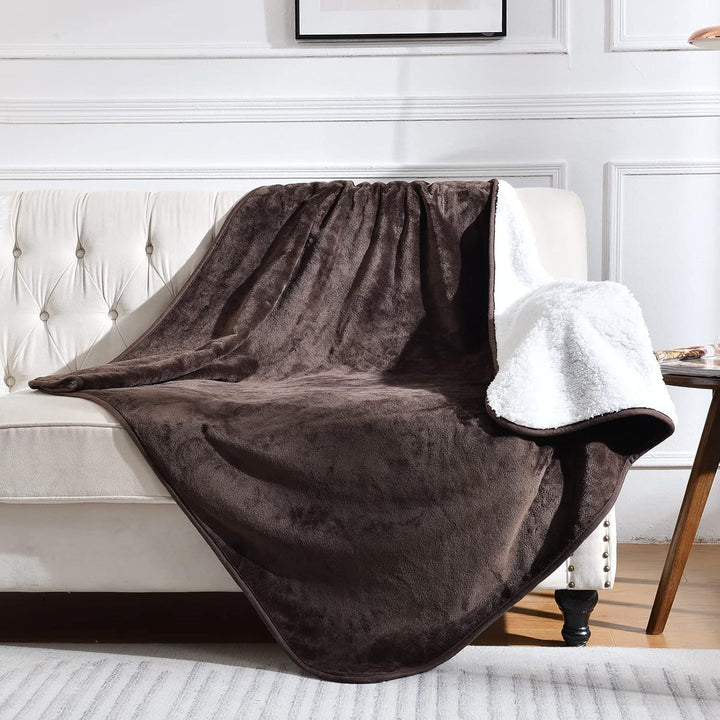 Ultra-Plush Sherpa gefütterte Decke Karnz