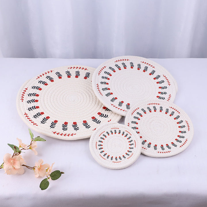 Runde Tischdecke mit Mandala-Muster Karnz