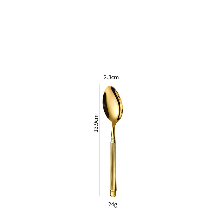 Eleganter Dessertlöffel mit Exklusivem Oberflächendesign Karnz