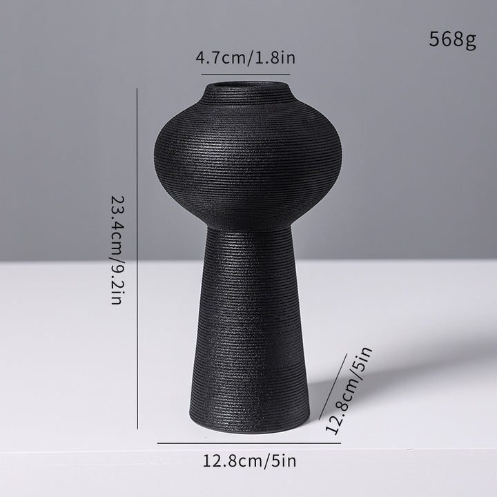 Strukturiert Modern Keramik Vase Karnz 1790368938
