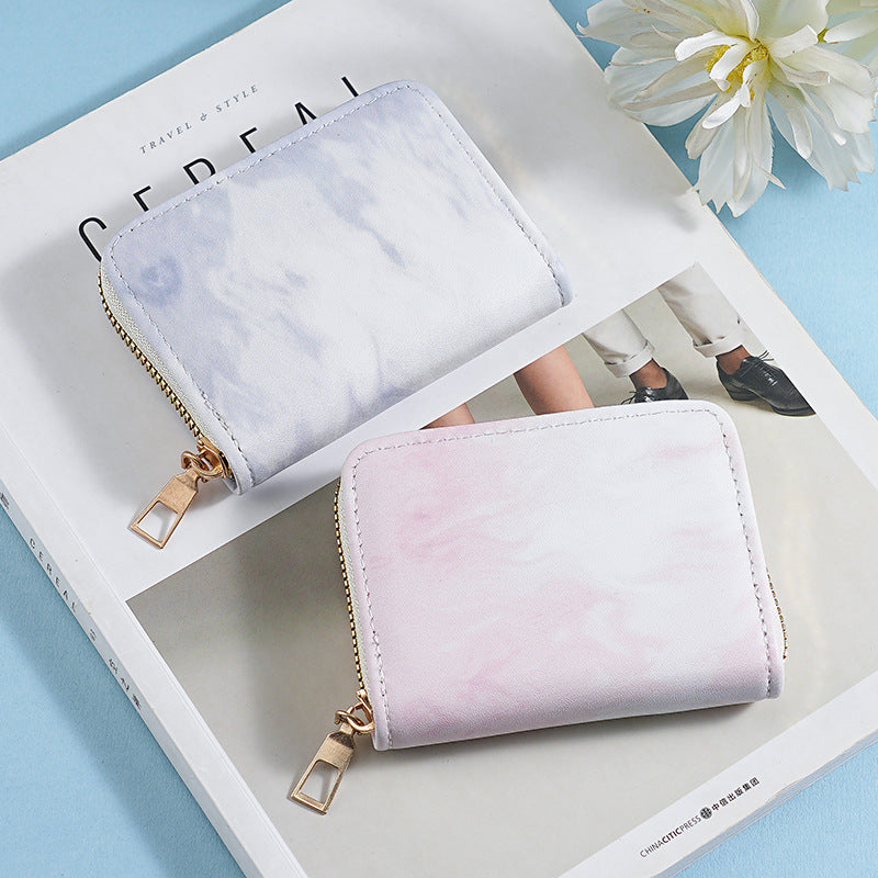Kompakte Zip-Brieftasche
