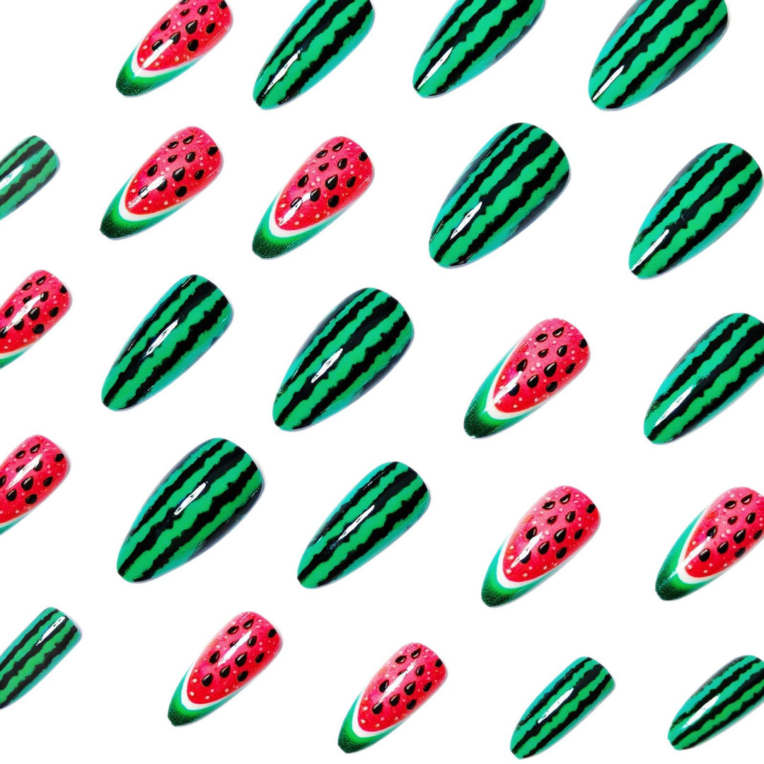 Kreative Wassermelonen-Kunstnägel Karnz