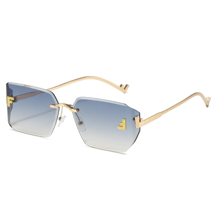 Luxuriöse geometrische Sonnenbrille Karnz