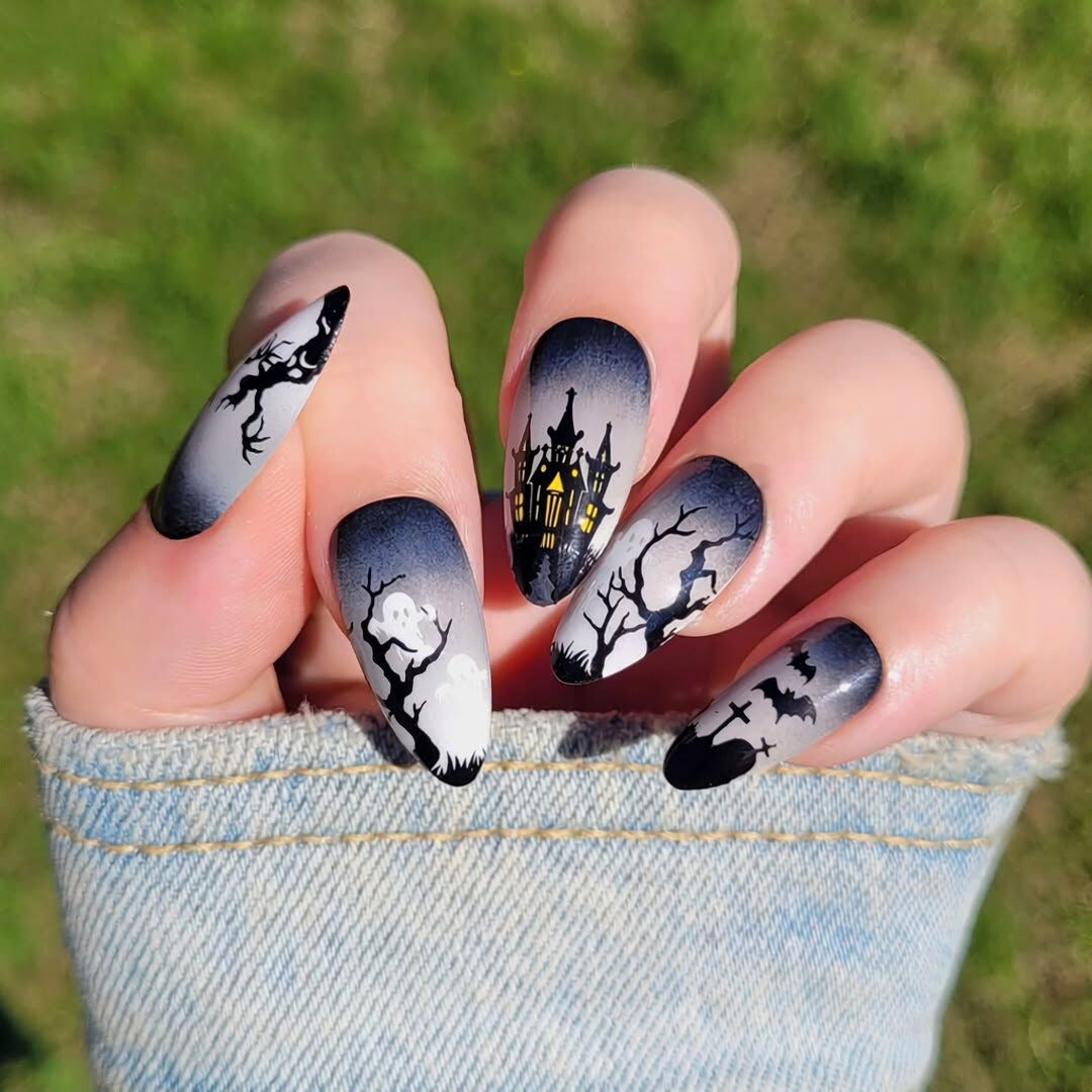 Halloween-Themen Nagelkunst
