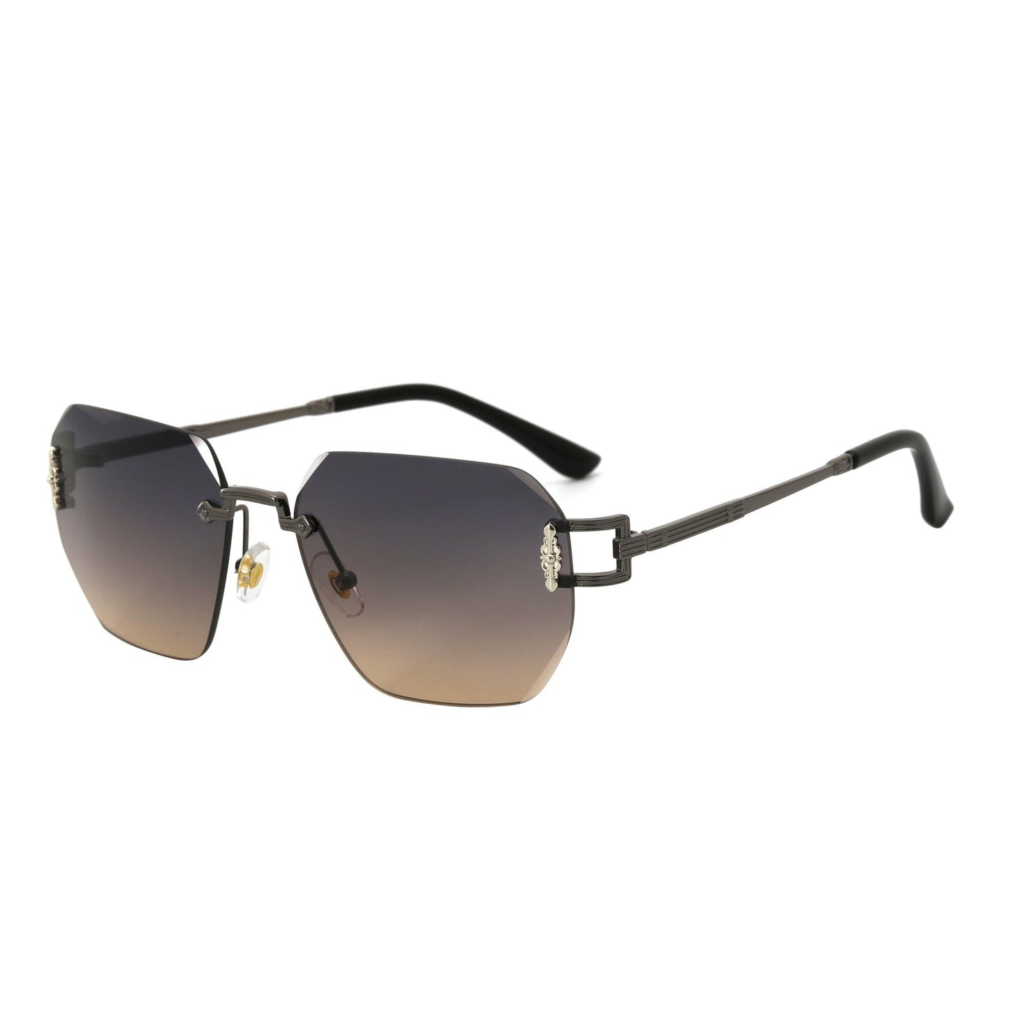 Damen Designer-Sonnenbrille im modernen, geometrischen Design Karnz