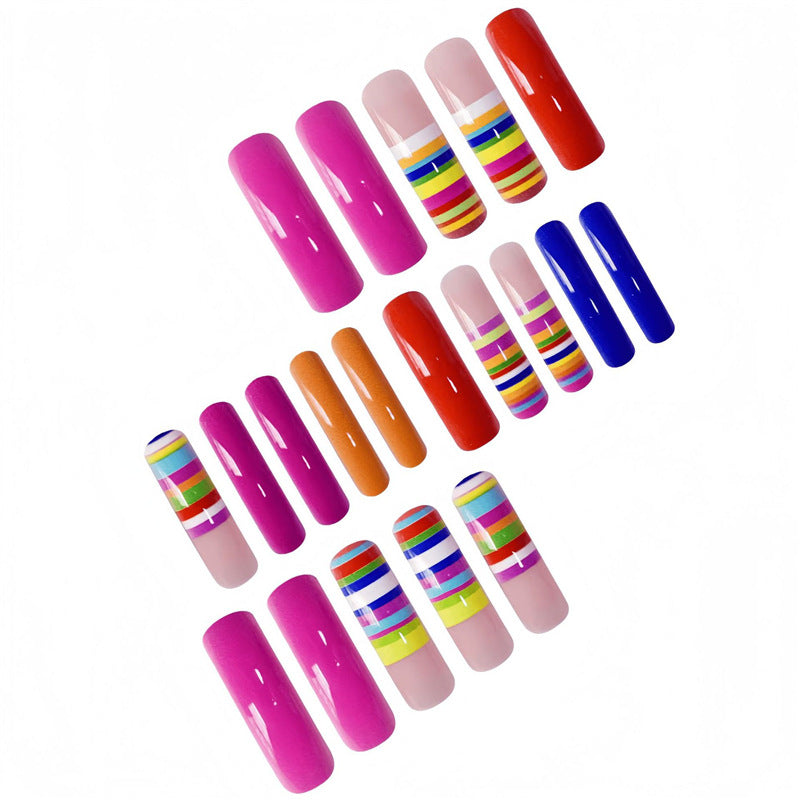 Vibrantes Design Nagelkunst Set Karnz