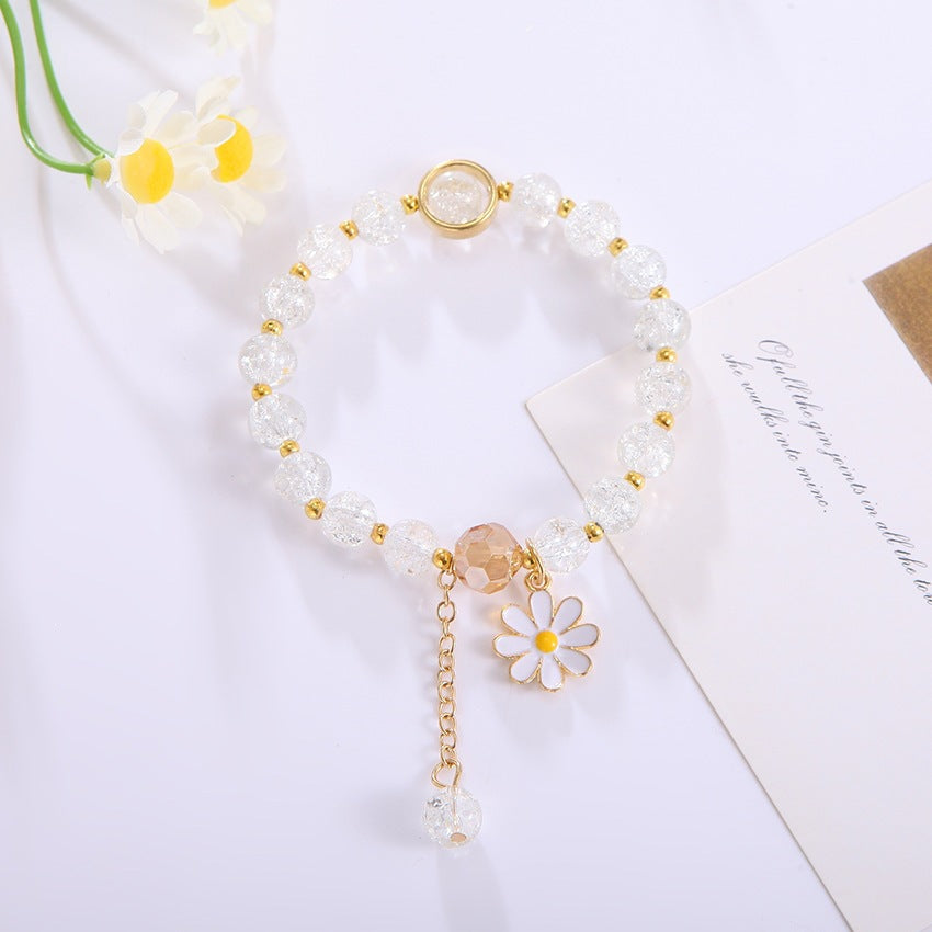 Elegantes Armband mit Blumenanhänger Karnz