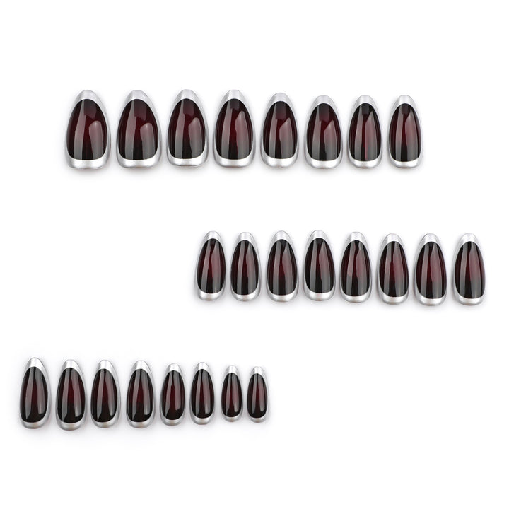 Stylische Stiletto-Nägel mit elegantem Glanz Karnz
