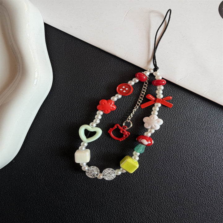Verspielt Bead Charm Handy Lanyard Karnz 1790135330