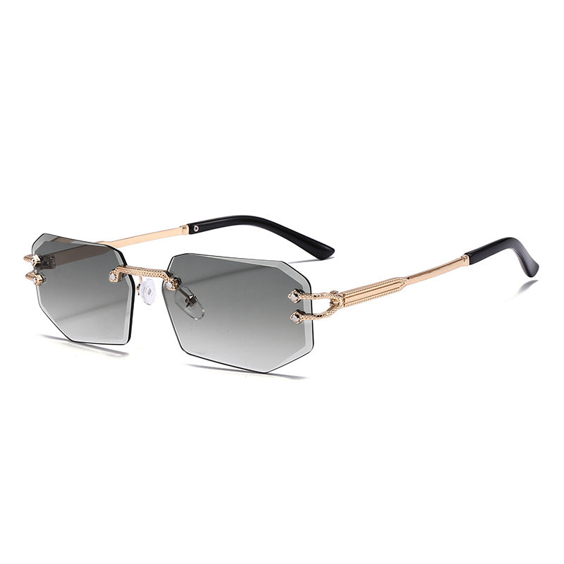 Damen modische Sonnenbrille mit elegantem achteckigem Rahmen Karnz
