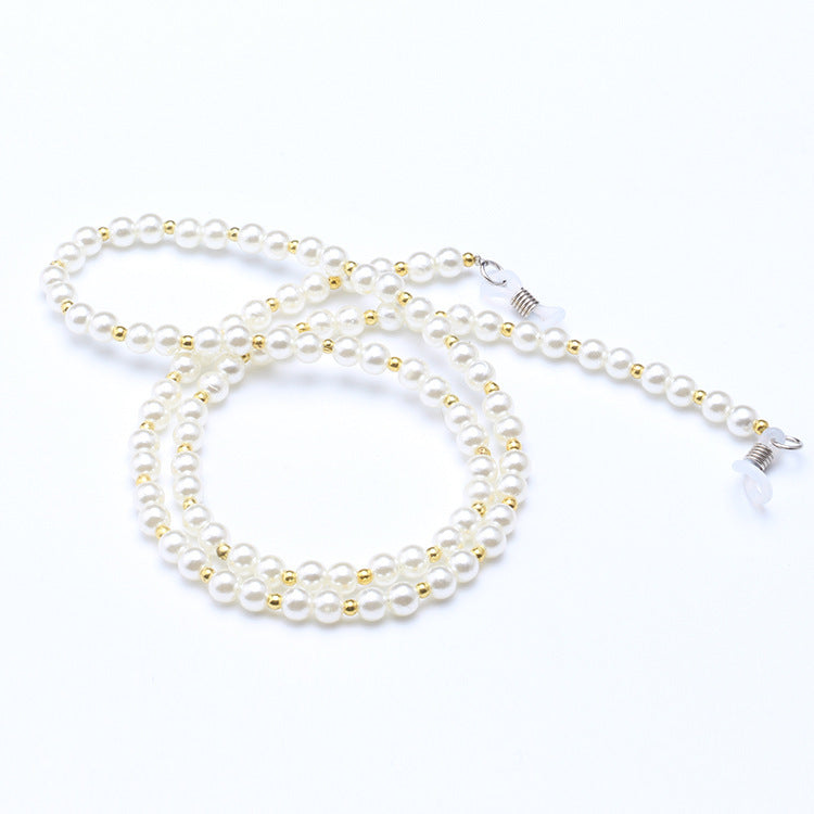 Elegante Perl Brillen Kette Karnz