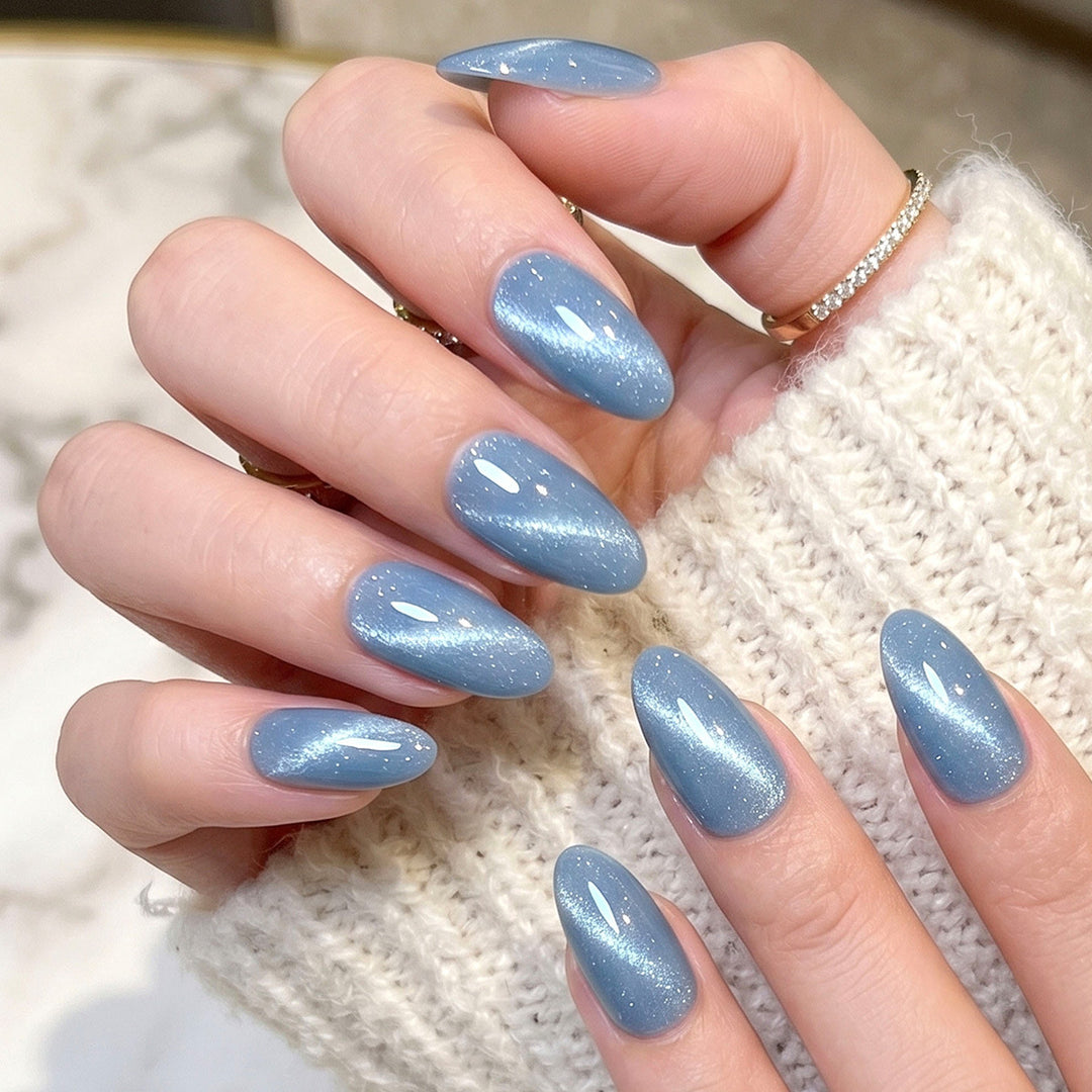 Premium Langanhaltende Press-On Nagelset