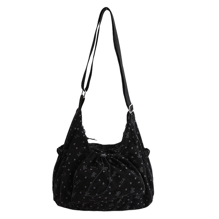 Lässige strukturierte Schultertasche